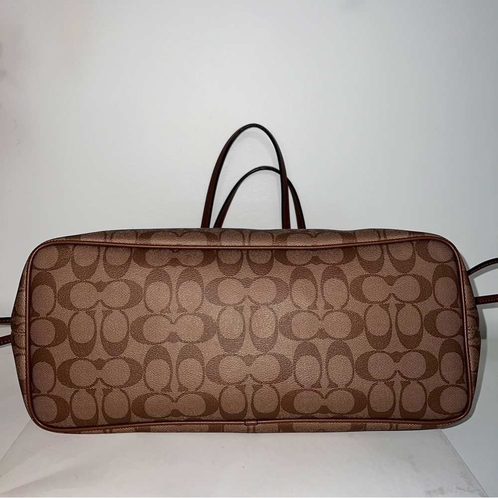 COACH Drawstring Carryall In Signature Canvas - Picture 11 of 15